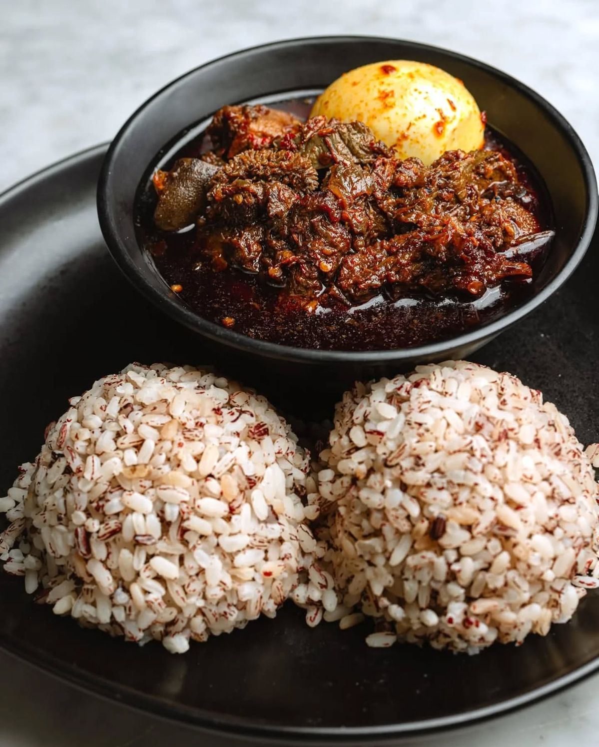 Ofada Rice & Ayamase